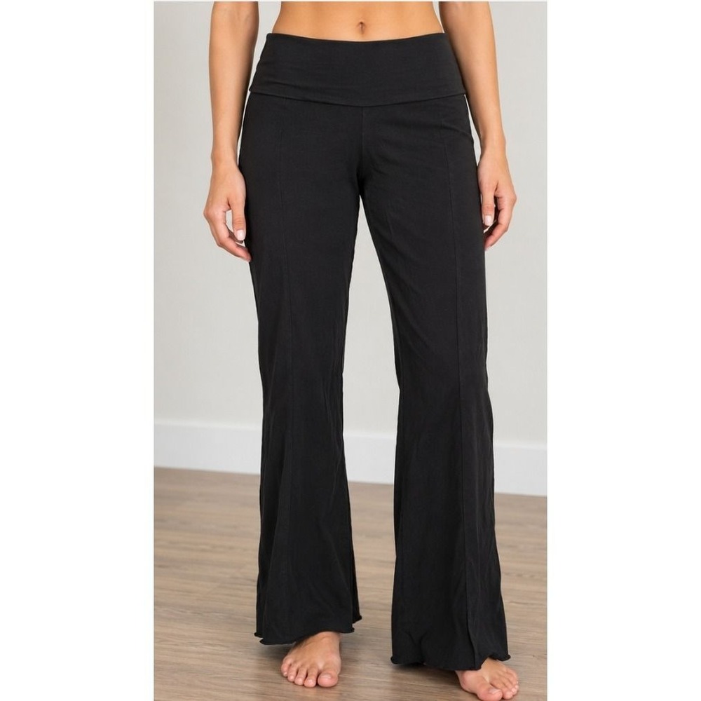 Lululemon Groove Pant Flare Black Yoga Pants High Rise Size 12 _211